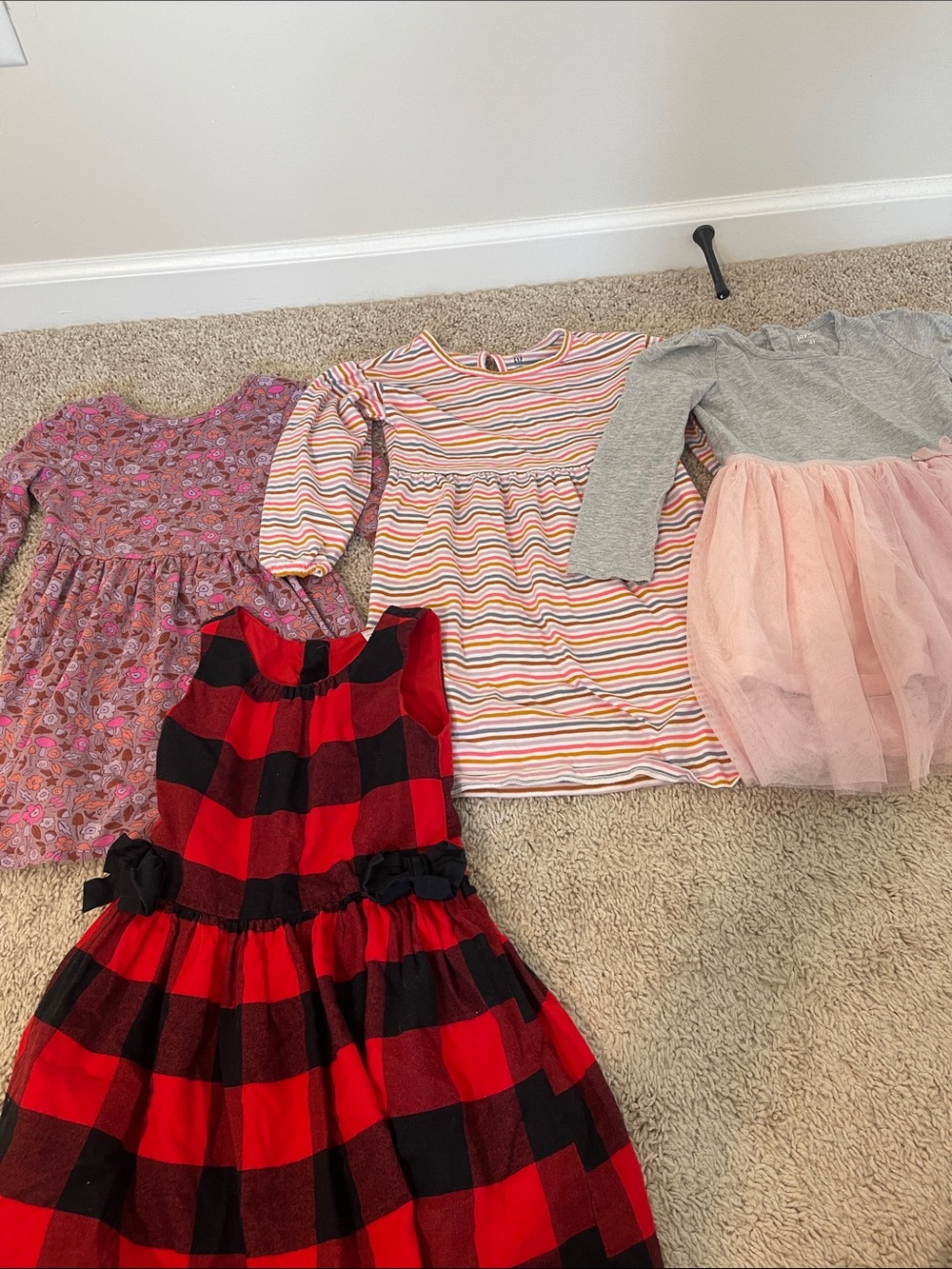 Girls Mixed Dress Lot 4t - 4 dresses